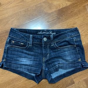 Denim American eagle shorts